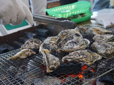 焼き牡蠣